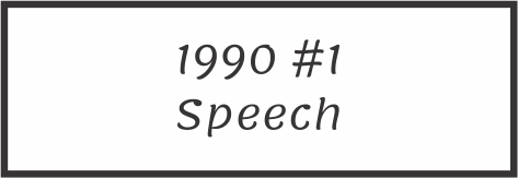 1990 Sue K #1 Speech